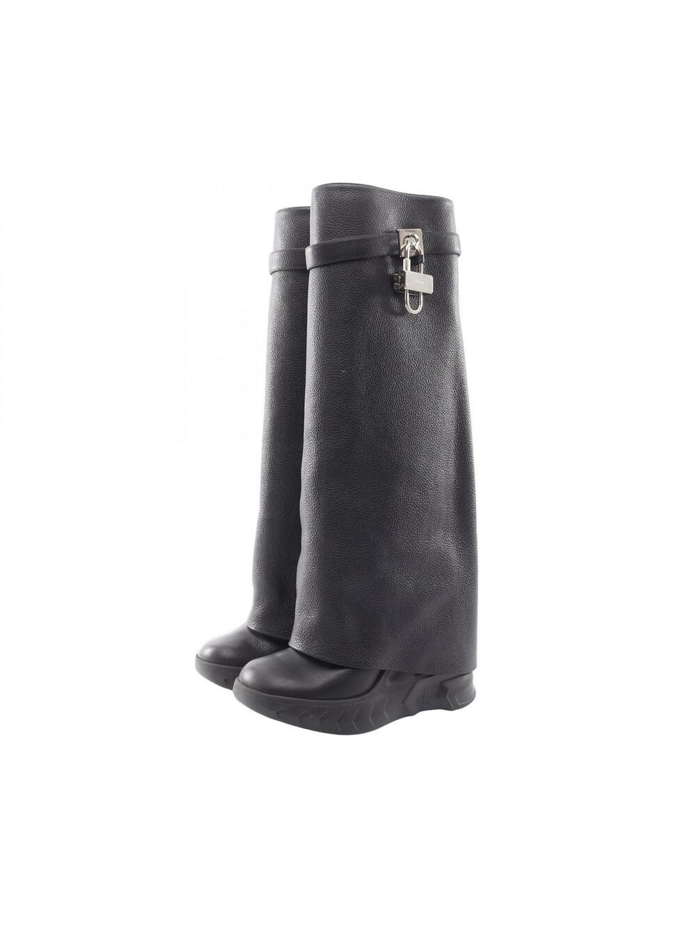 Givenchy Shark Rock Biker Long Boots #351063G79B